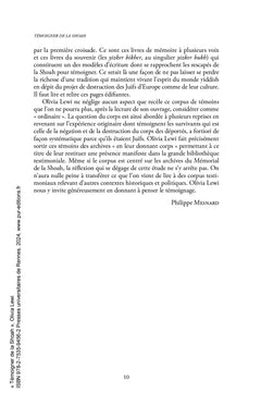 Témoigner de la Shoah