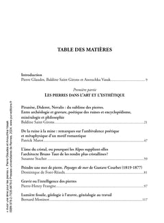 Avoir une âme pour les pierres