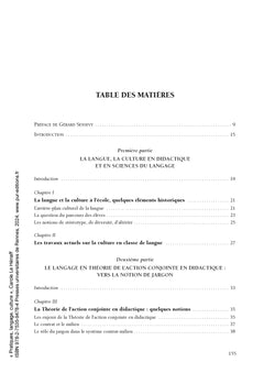 Pratiques, langage, culture: Une approche didactique