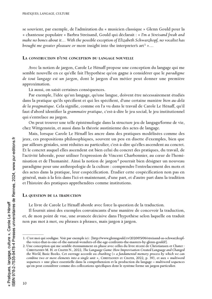 Pratiques, langage, culture: Une approche didactique