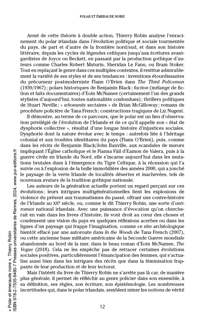 Polar et émeraude noire