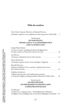fabriques latines de l'eugénisme