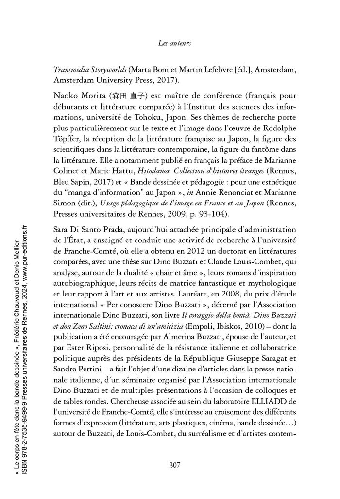 Le corps en fête dans la bande dessinée