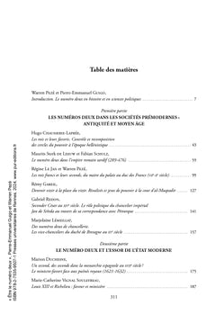 Être le numéro deux
