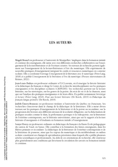 La progression en lecture au fil de la scolarité