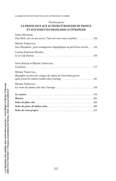 La fabrication des vedettes dans l'entre-deux-guerres