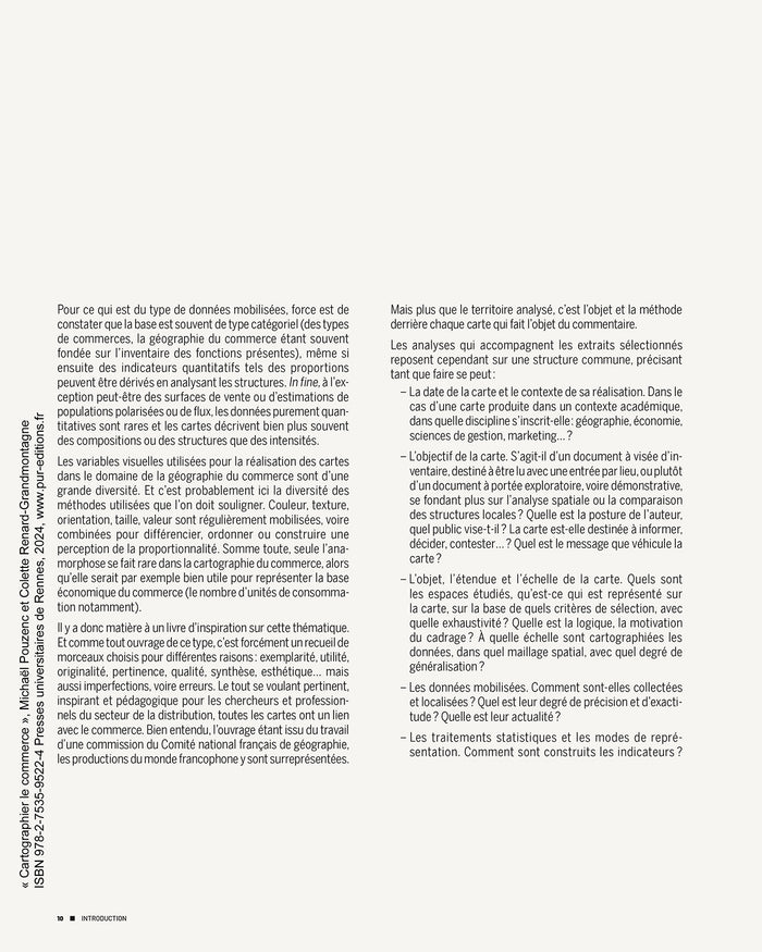 Cartographier le commerce