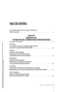 Alternances critiques et dominations ordinaires en Amérique latine