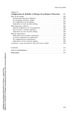 Débattre des politiques d'éducation en France: Une enquête sociologique
