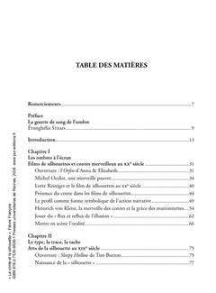 Le conte et la silhouette