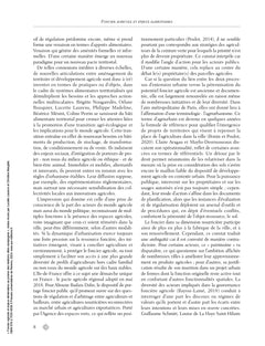 Foncier agricole et enjeux alimentaires au prisme des relations villes-campagnes
