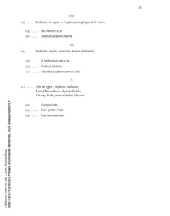Mallarmé entre les arts