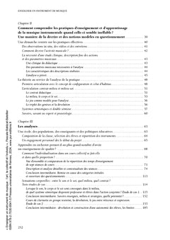 Enseigner un instrument de musique