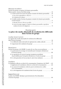 Actions de groupe en droit français