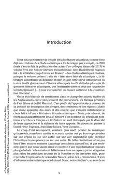 Fragments d'une littérature littorale atlantique