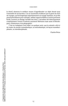 Fragments d'une littérature littorale atlantique