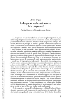 Les frontières de la citoyenneté