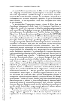 Les frontières de la citoyenneté