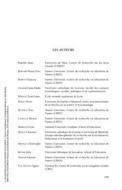 Les nouvelles politiques scolaires