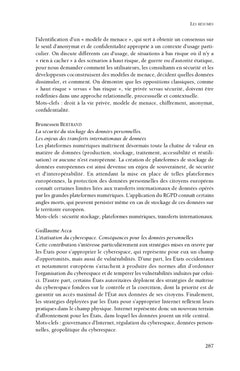 Le droit à la vie privée