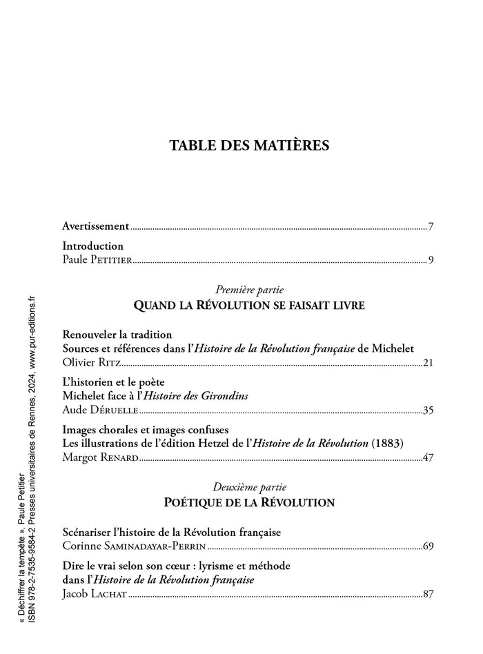 Déchiffrer la tempête