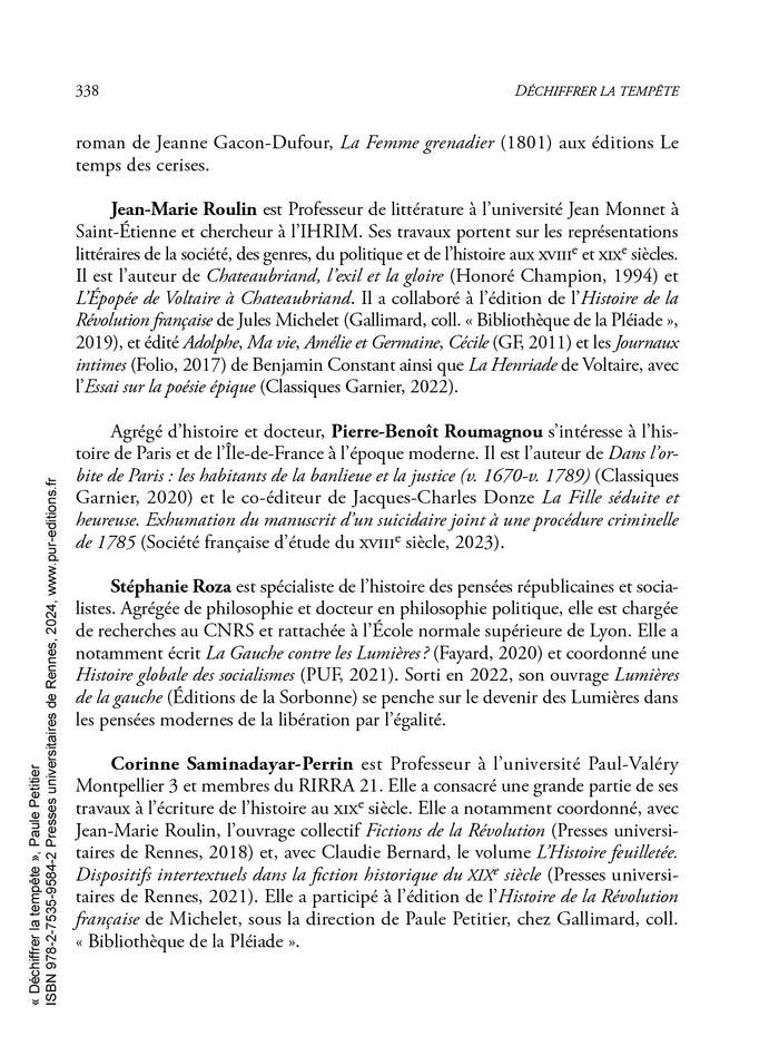 Déchiffrer la tempête