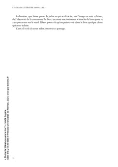 Étudier la littérature sans la lire ?