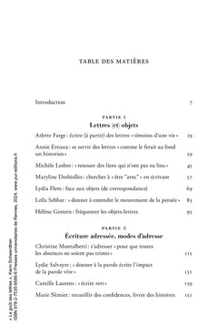 Le goût des lettres