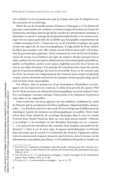 Être artiste et femme en province dans les années vingt: Grenoble