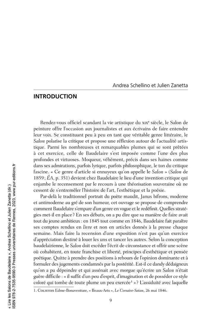 Lire les Salons de Baudelaire