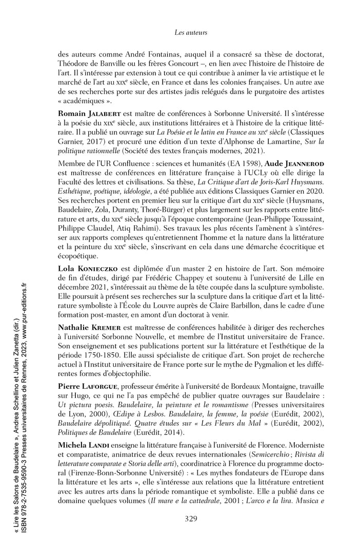 Lire les Salons de Baudelaire