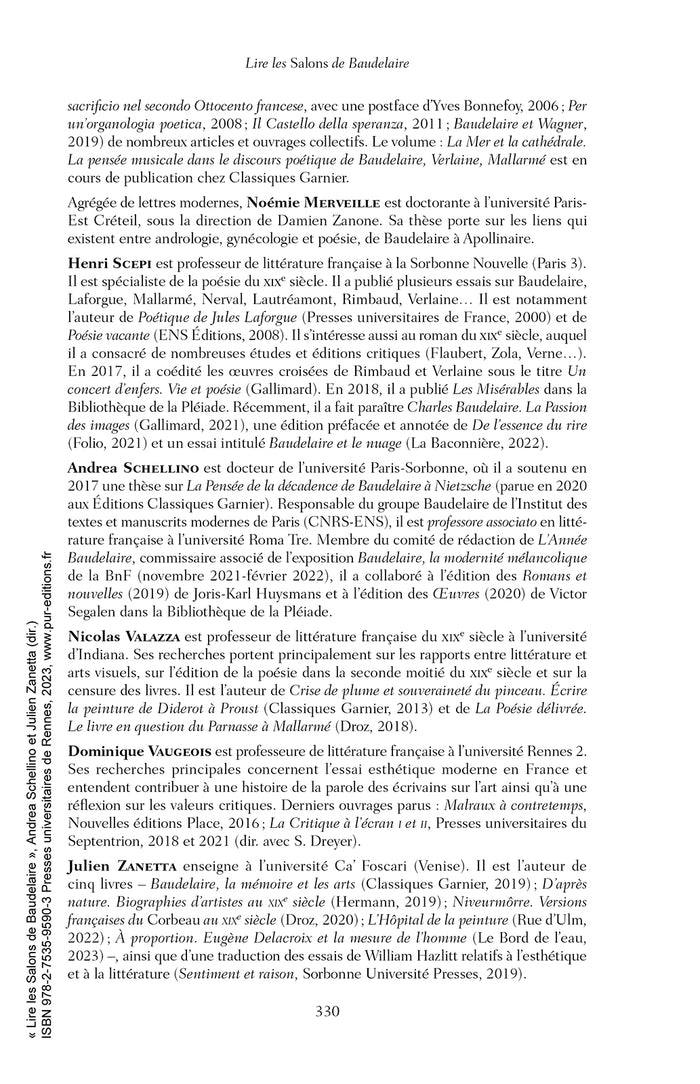 Lire les Salons de Baudelaire