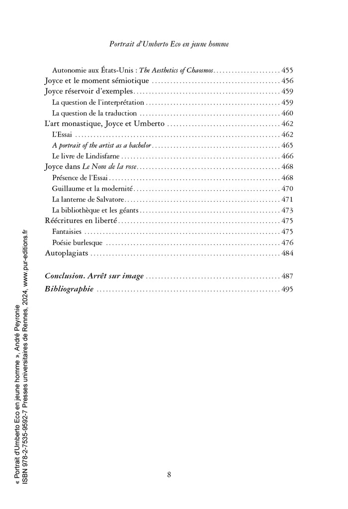 Portrait d'Umberto Eco en jeune homme