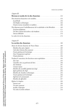 Les chanoines de Notre-Dame de Paris au XVIIIe siècle