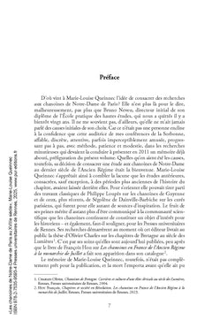 Les chanoines de Notre-Dame de Paris au XVIIIe siècle
