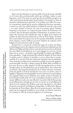 Les chanoines de Notre-Dame de Paris au XVIIIe siècle