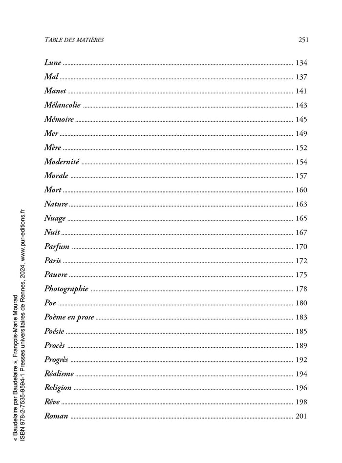 Baudelaire par Baudelaire