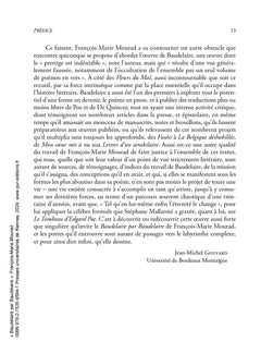 Baudelaire par Baudelaire