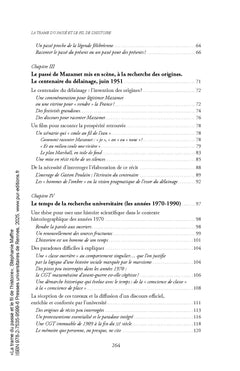 La trame du passé et le fil de l'histoire