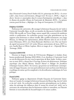L'imaginaire des genres