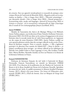 L'imaginaire des genres
