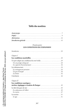 Du commerce maritime à l'industrie
