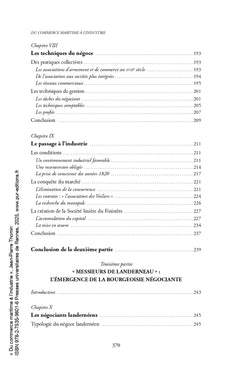 Du commerce maritime à l'industrie