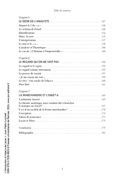 Introduction à l'objet a de Lacan