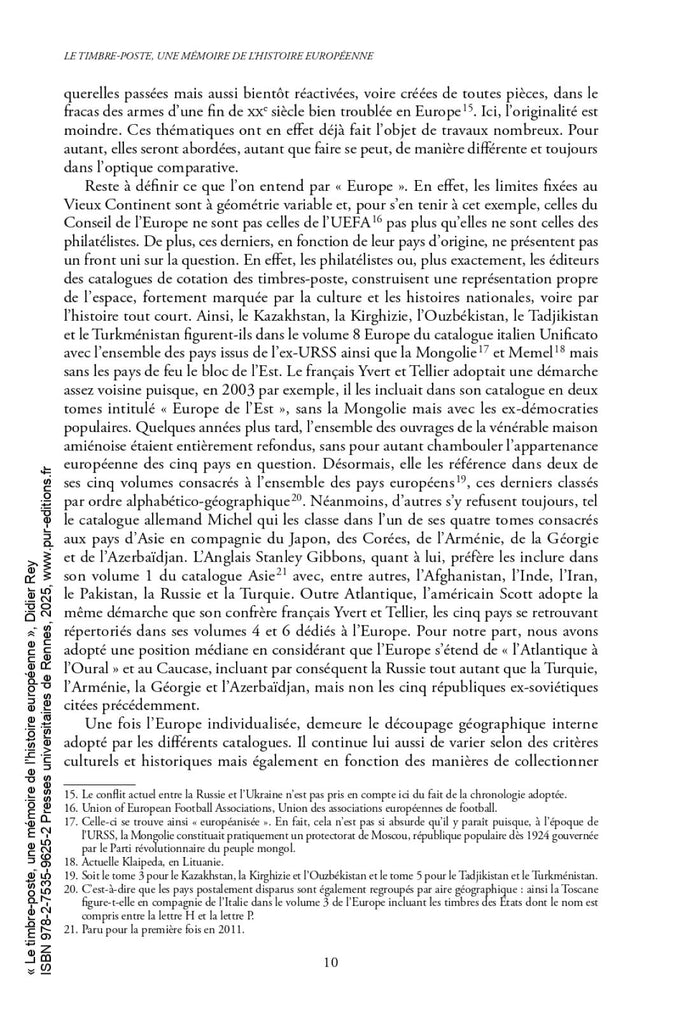 Le timbreposte, une mémoire de l'histoire européenne
