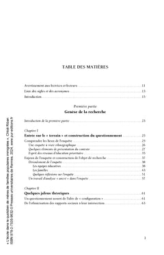 L'école dans le quotidien de mères de familles populaires immigrées