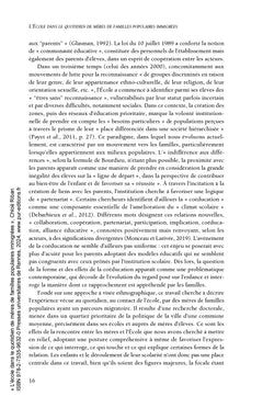 L'école dans le quotidien de mères de familles populaires immigrées