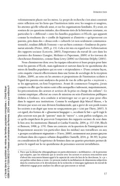 L'école dans le quotidien de mères de familles populaires immigrées