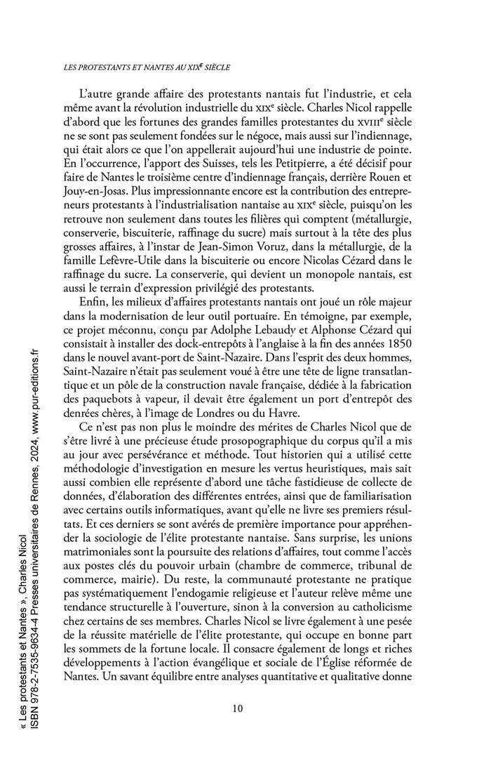 Les protestants et Nantes