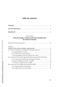 La réception des arrêts de la Cour interaméricaine des droits de l'homme par l'État du Mexique